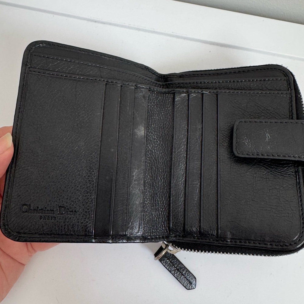 Dior Black Leather bifold wallet- pls read description - Picture 9 of 9